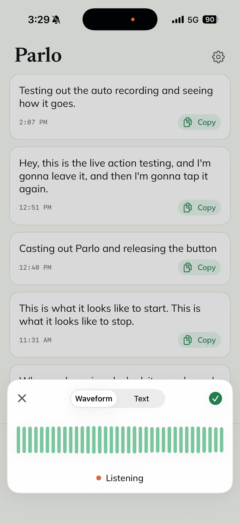 Parlo screenshot 1